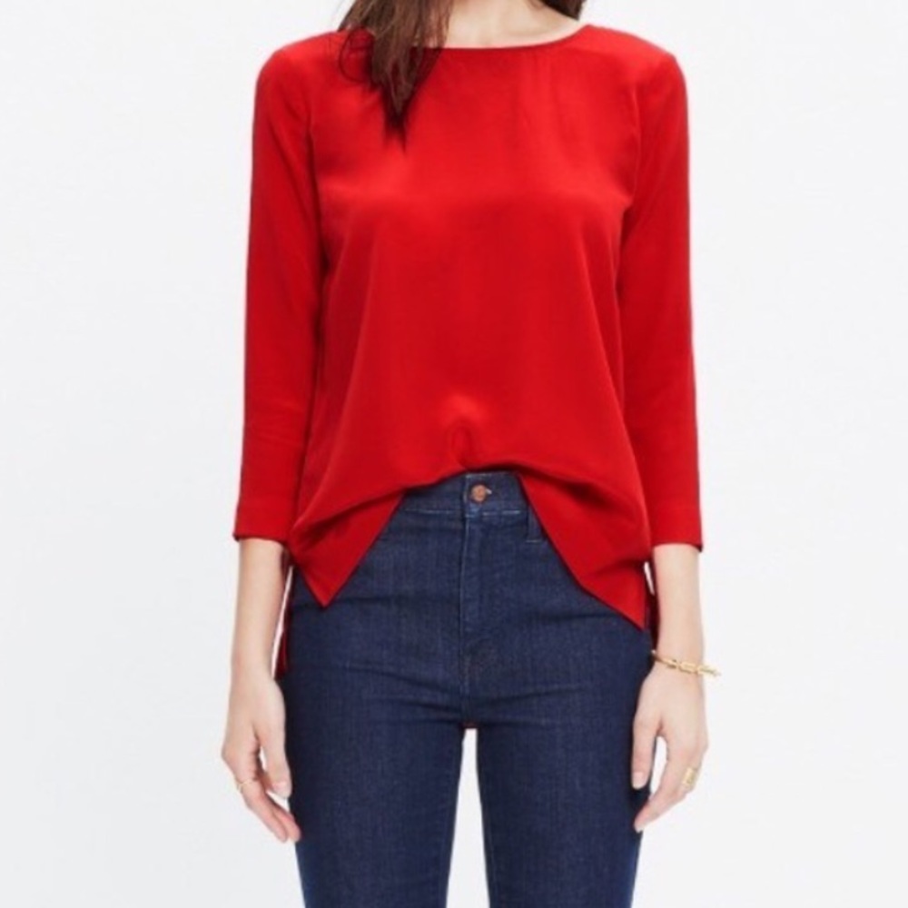 Madewell retrospect silk top